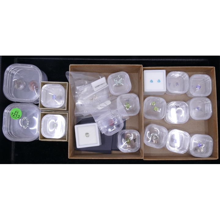 Tray Cased Semi Precious Gemstones