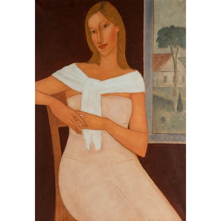Roman Zakrzewski | Modelka przy oknie, 2012 r.