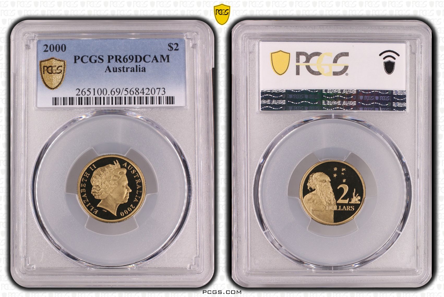 Two Dollar, 2000, PR69DCAM