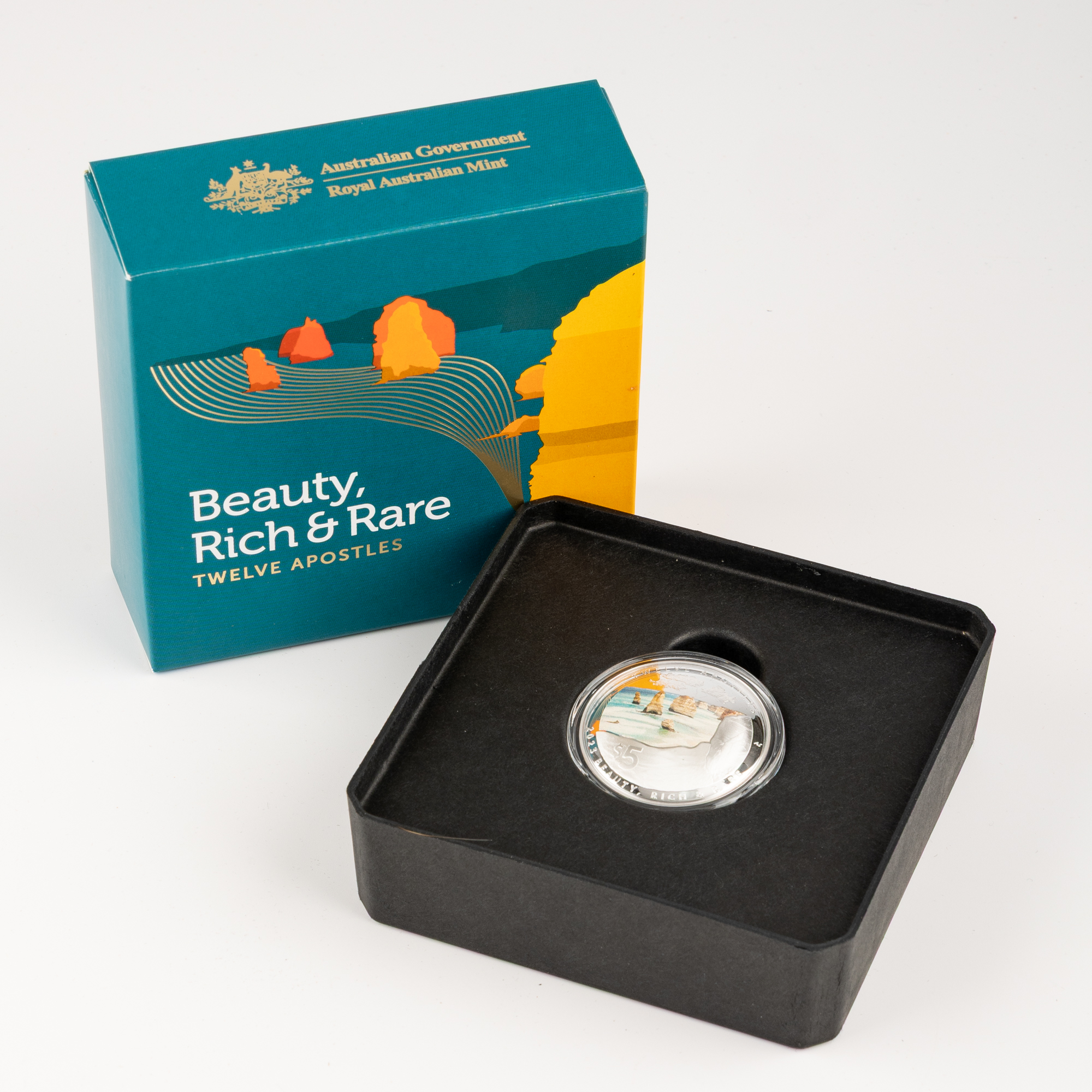 Elizabeth II, RAM - Beauty, Rich & Rare, Twelve Apostles, Five Dollars, 2023, FDC