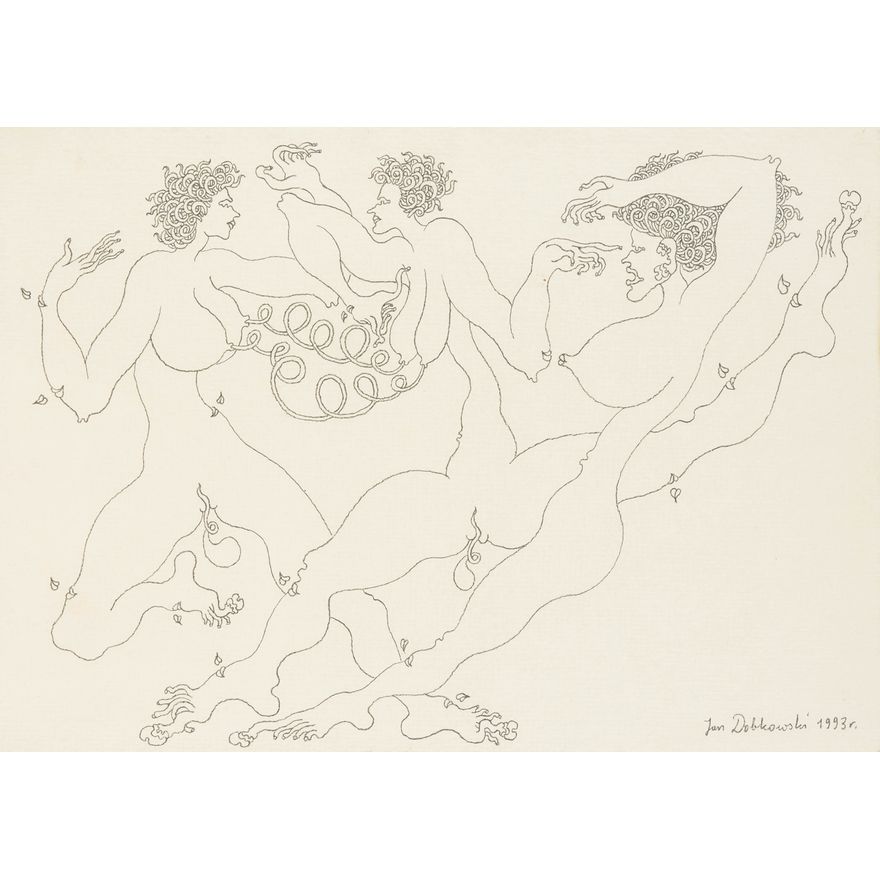 Jan Dobkowski | Scena erotyczna, 1993