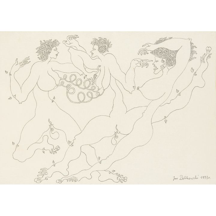 Jan Dobkowski | Scena erotyczna, 1993