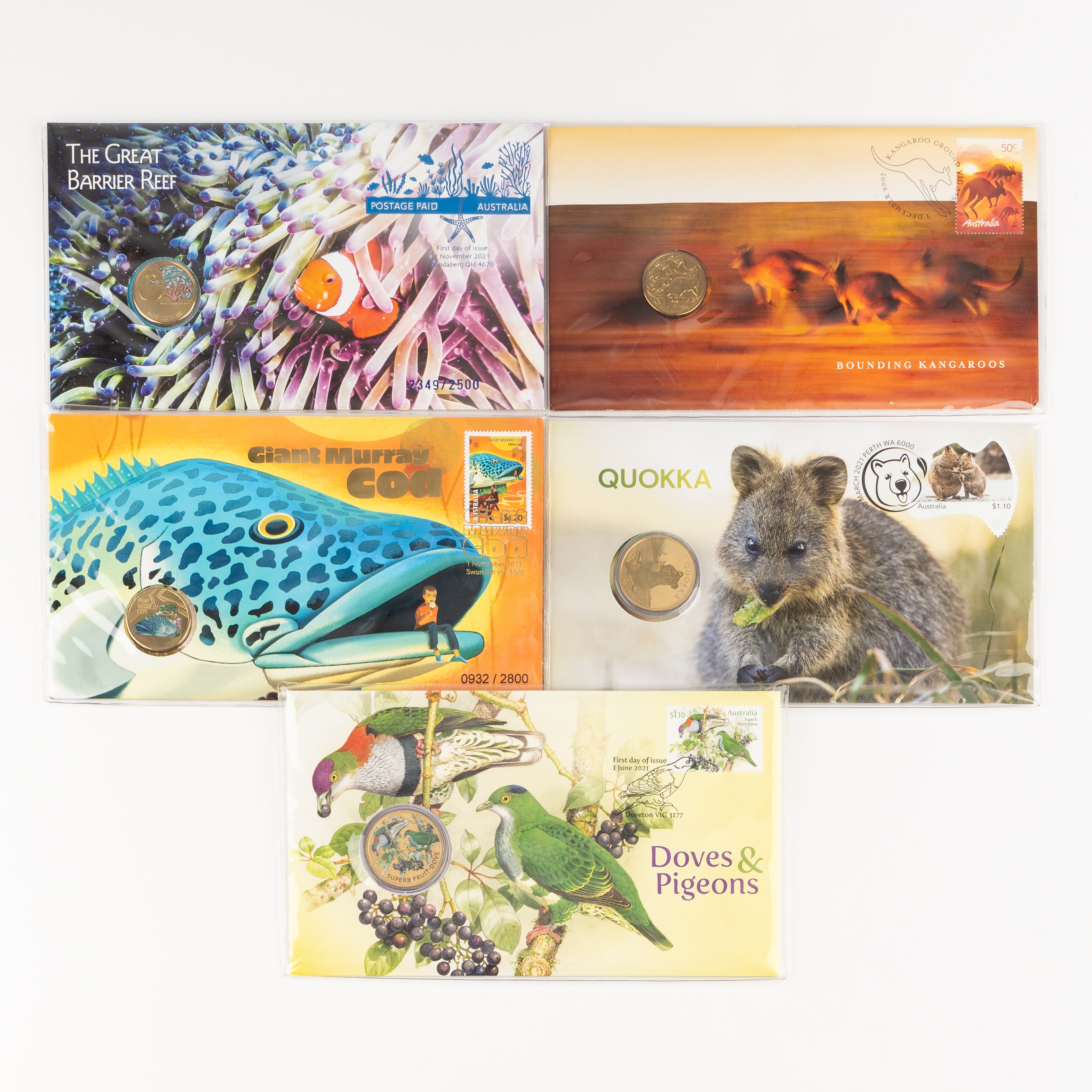 111 · Elizabeth II, Various Animals, One Dollar, 2007 - 2023,  UNC
