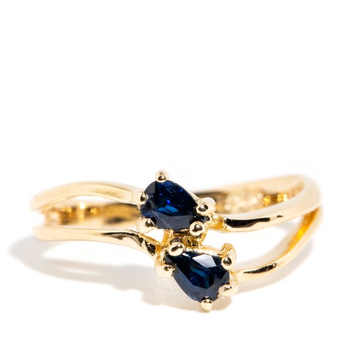 Sapphire 9 Carat Gold Ring