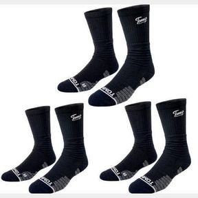 TOMMUP PROFESSIONAL SPORTS SOCKS FOR MEN (BLACK 3 PAIRS) - 52055/23799 - 52055/31895