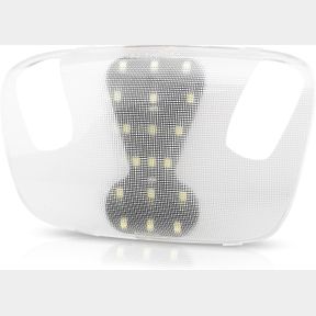 D-LUMINA INTERIOR ROOF DOME LIGHT COVER CLEAR LENS OVERHEAD WITH WHITE LED PCB FOR 1999-2007 FO-RD F250 F350 F450 F550 EXCURSION,