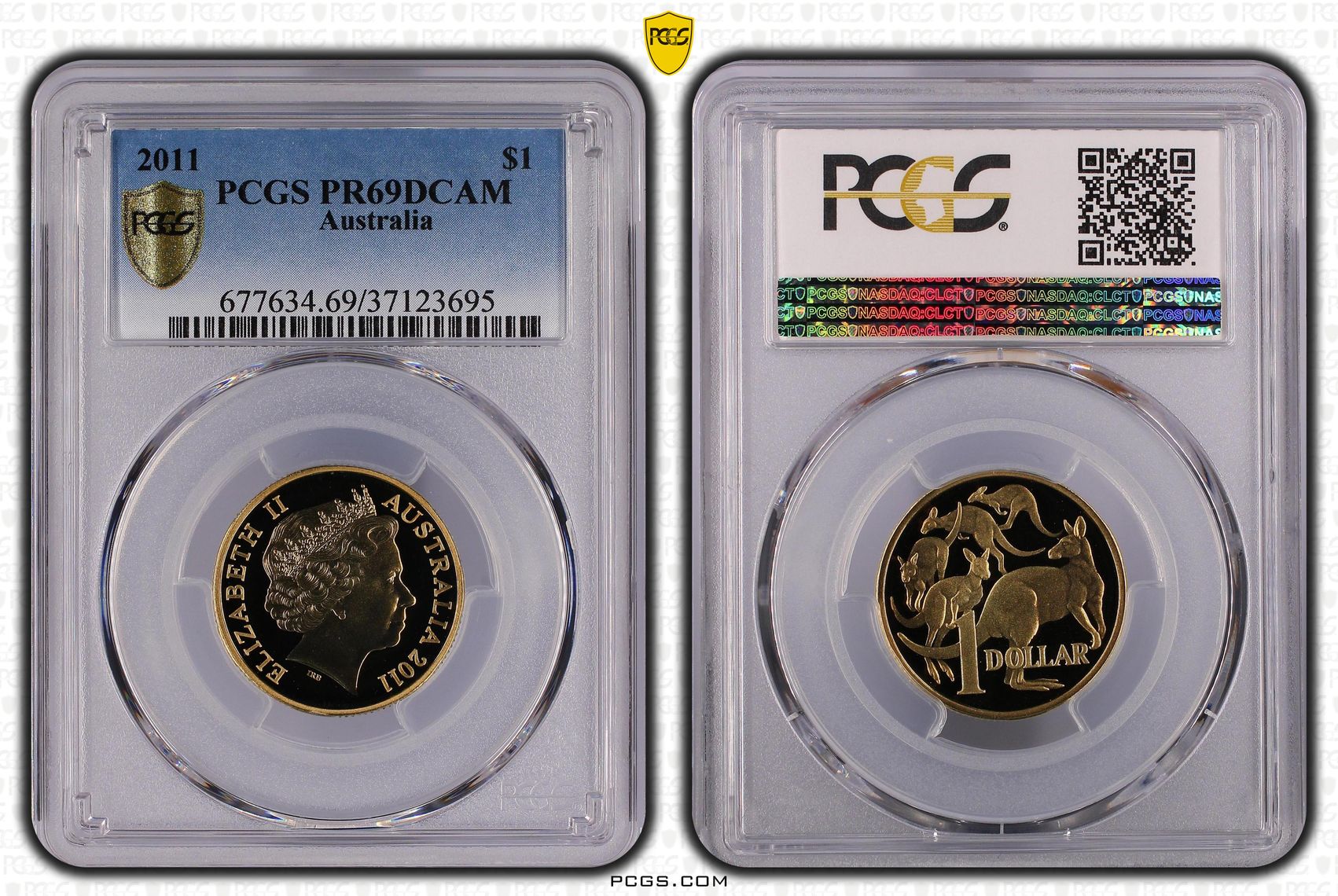 One Dollar, 2011, PCGS PR69DCAM
