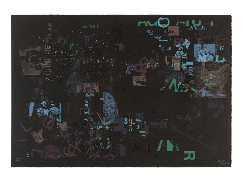 John Cage and Calvin Sumsion
(American, 1912-1992 | 1942-2014)
Not Wanting to Say Anything About Marcel, Lithograph A, 1969