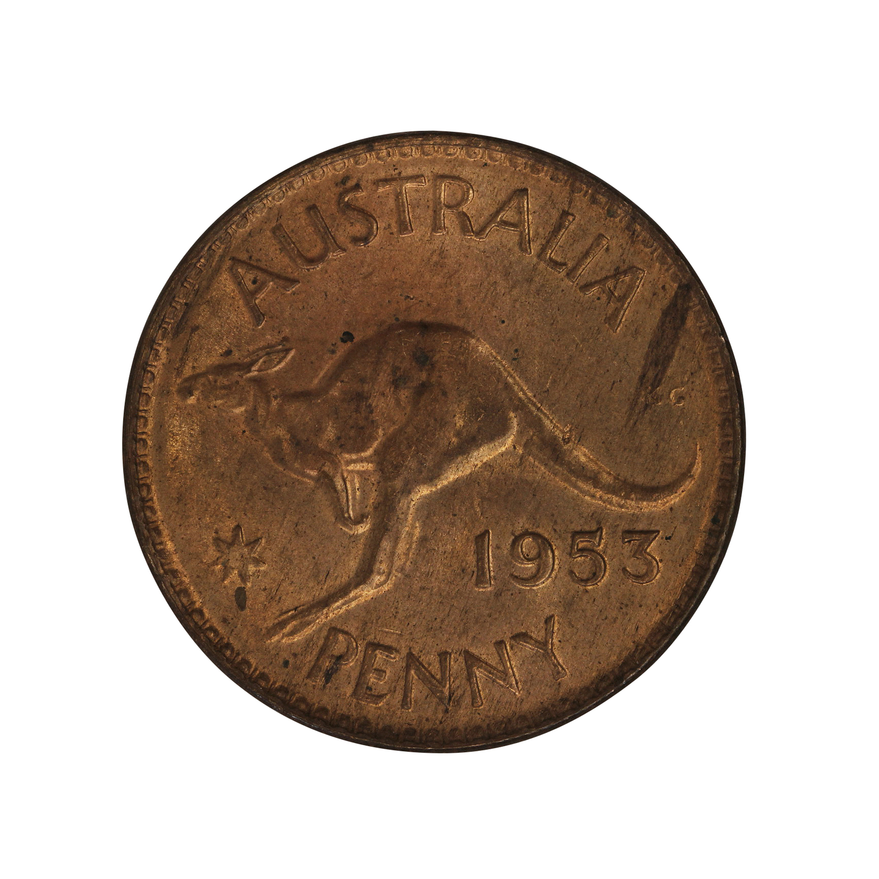 Elizabeth II, Penny, 1953, CHU