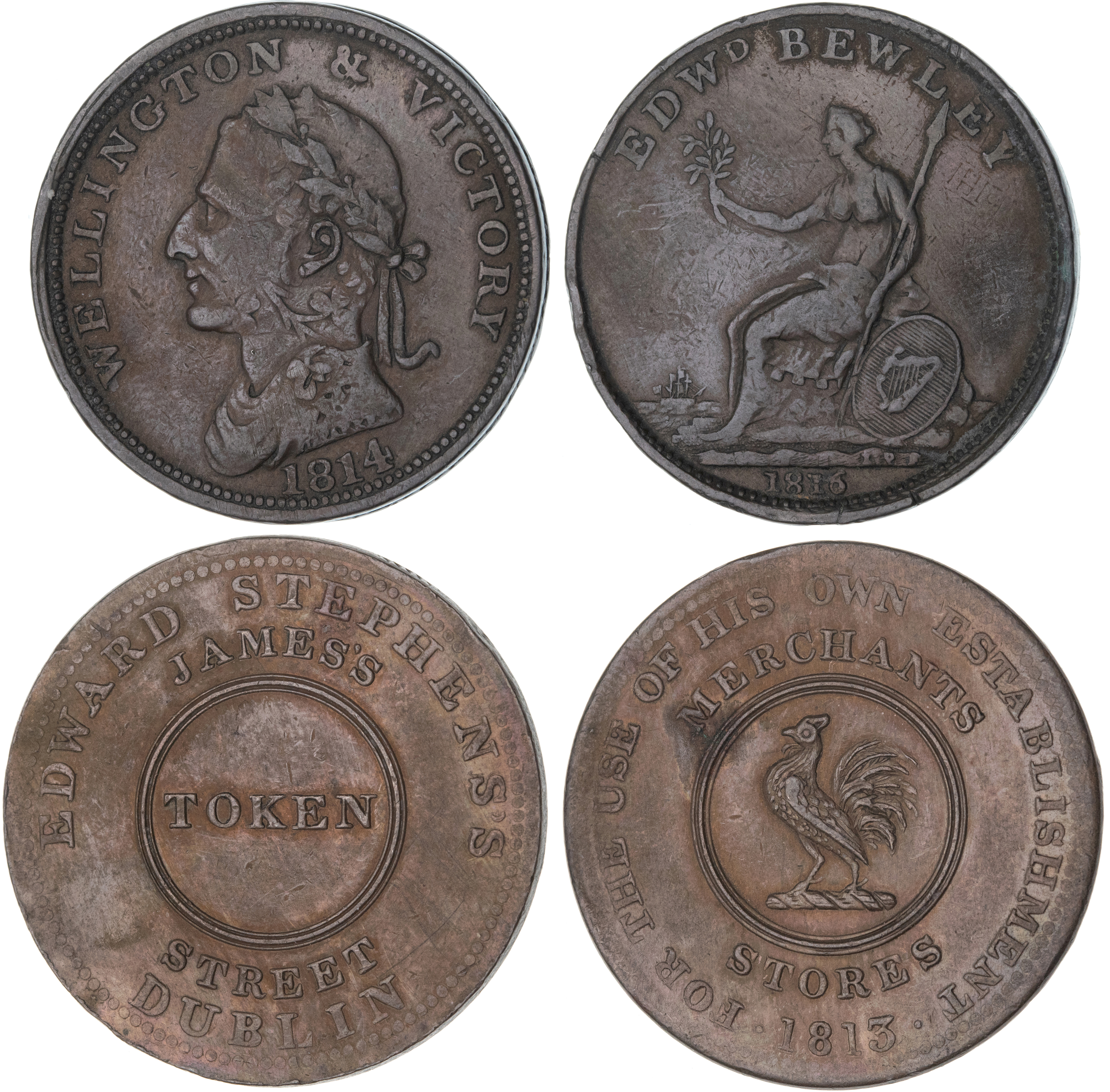 Ireland, Penny, 1813, VF