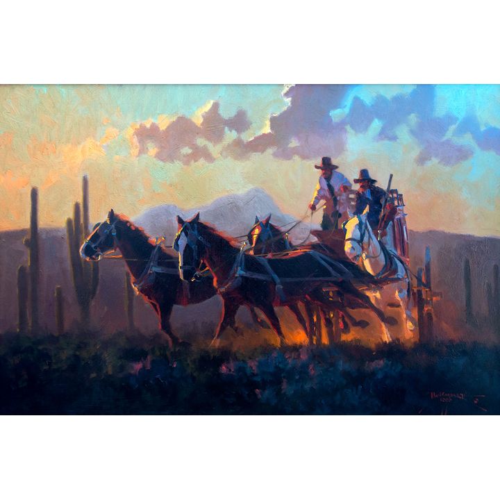 Reata Pass by Dan Mieduch (1947- )