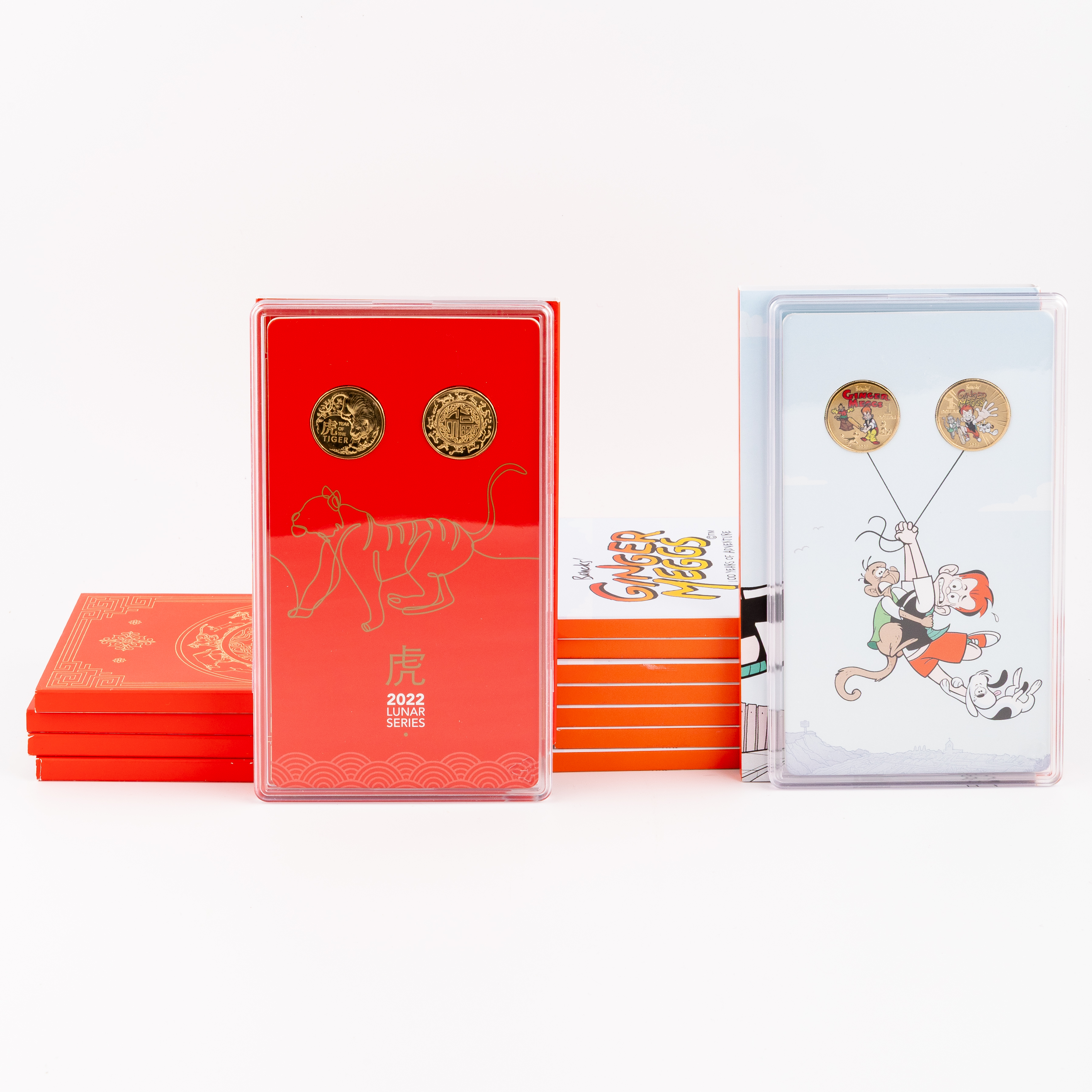66 · Elizabeth II, RAM - Ginger Meggs & Year of the Tiger, One Dollar, 2021 - 2022,  UNC