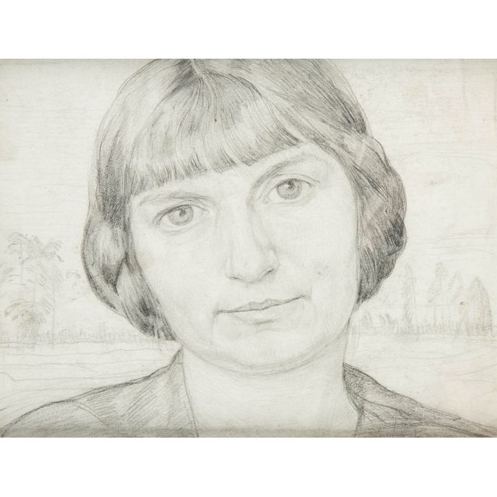 Władysław Skoczylas | Głowa kobiety (portret żony)