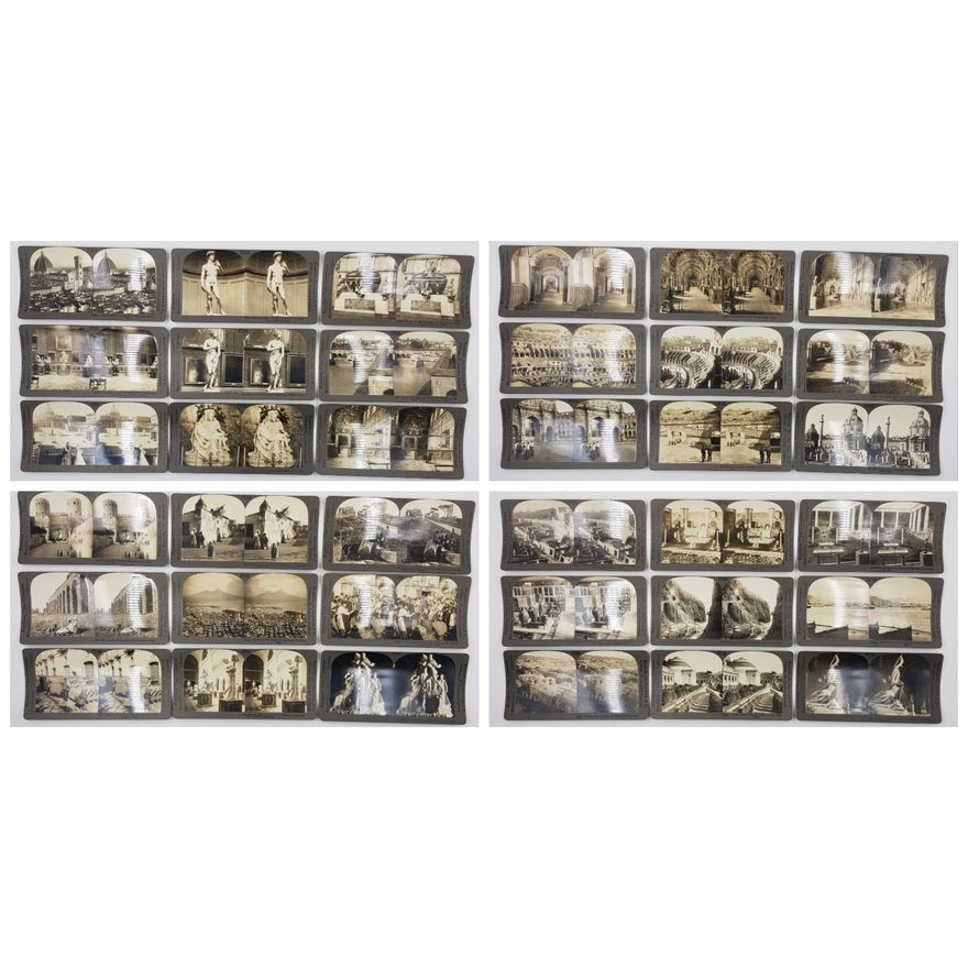 Stereograph Cards - Italy (x36)