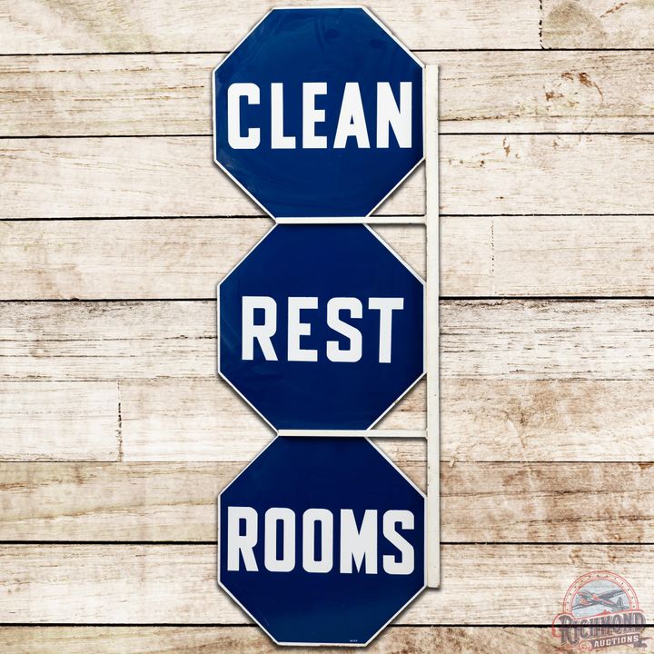 Clean Rest Rooms DSP Sign - 9
