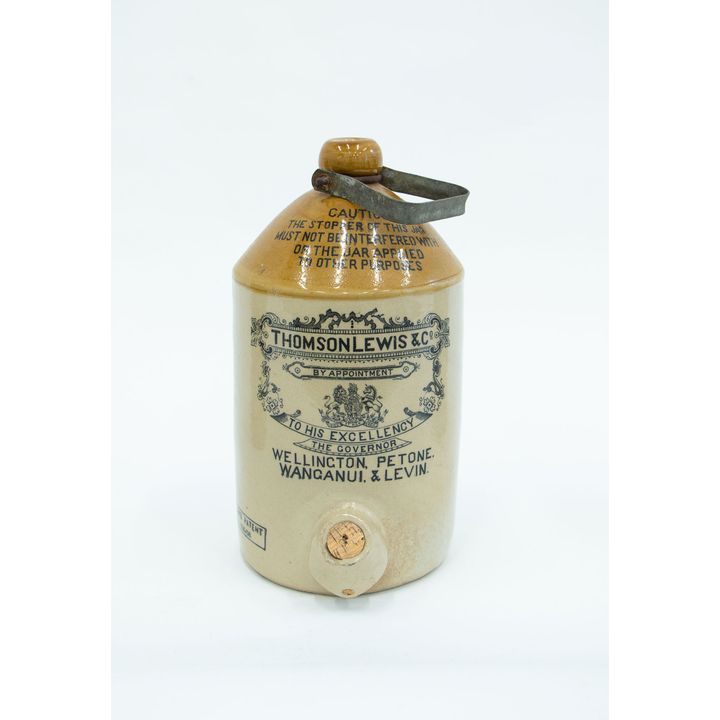 Thomson Lewis and Co. - Two-gallon stoneware jar