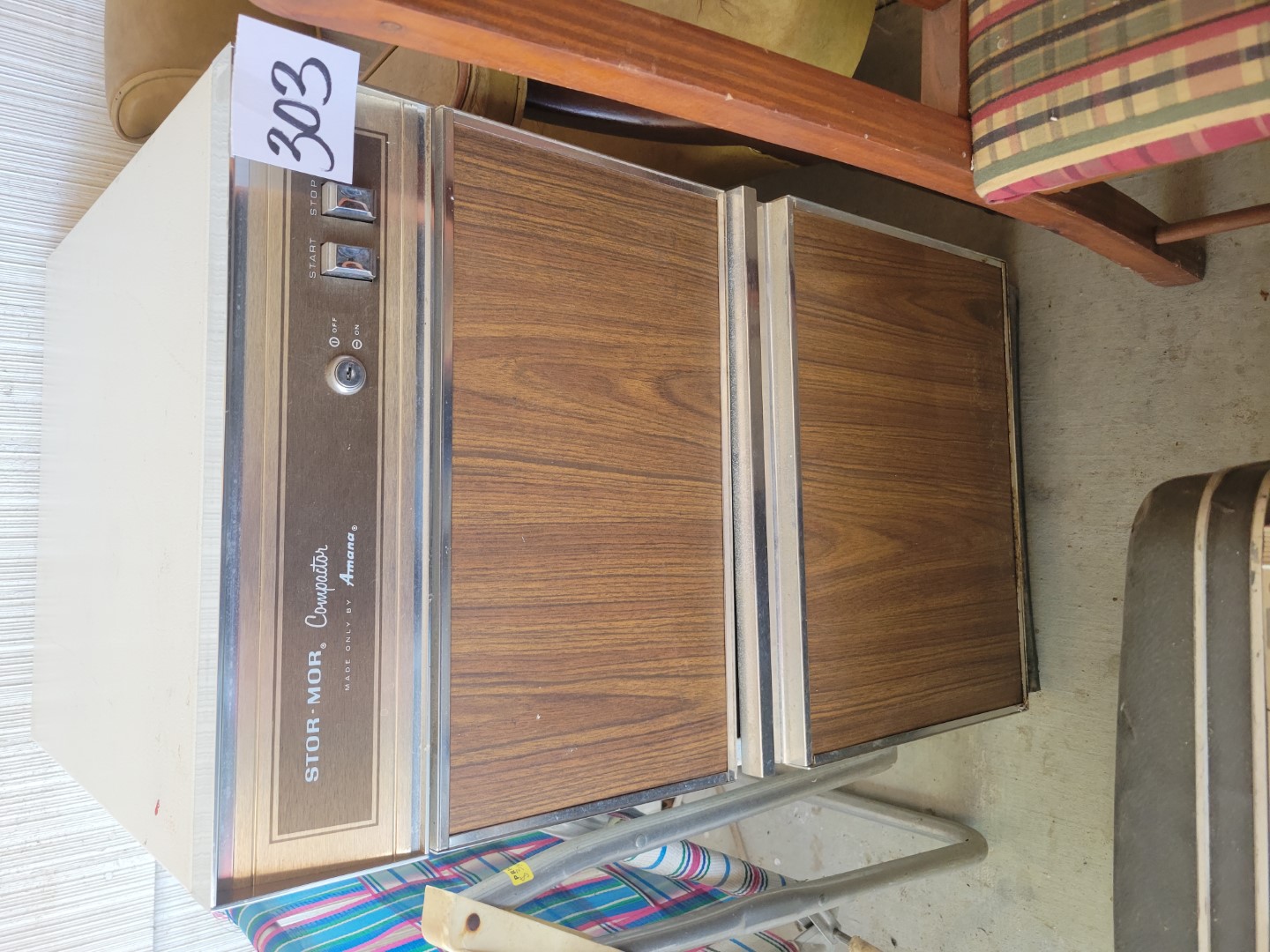 Vintage trash compactor Midwest Auctions, LLC