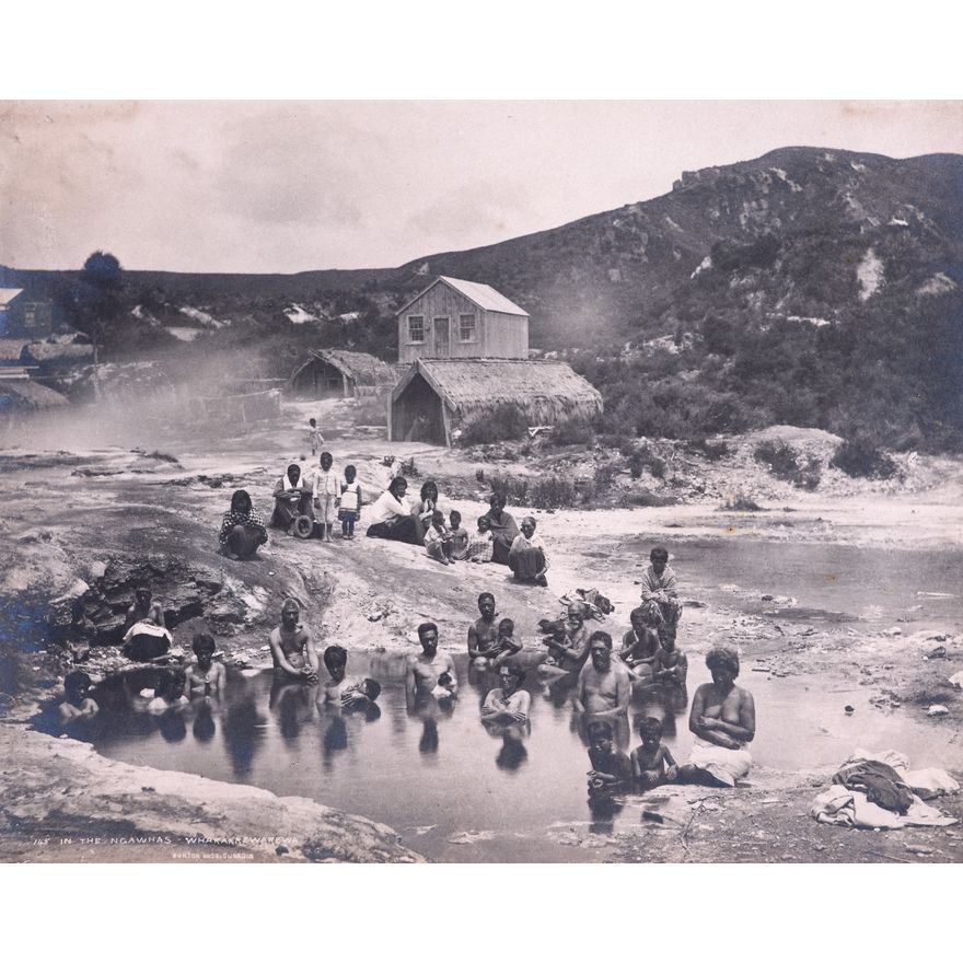 Burton Bros. 'In the Ngawhas, Whakarewarewa'