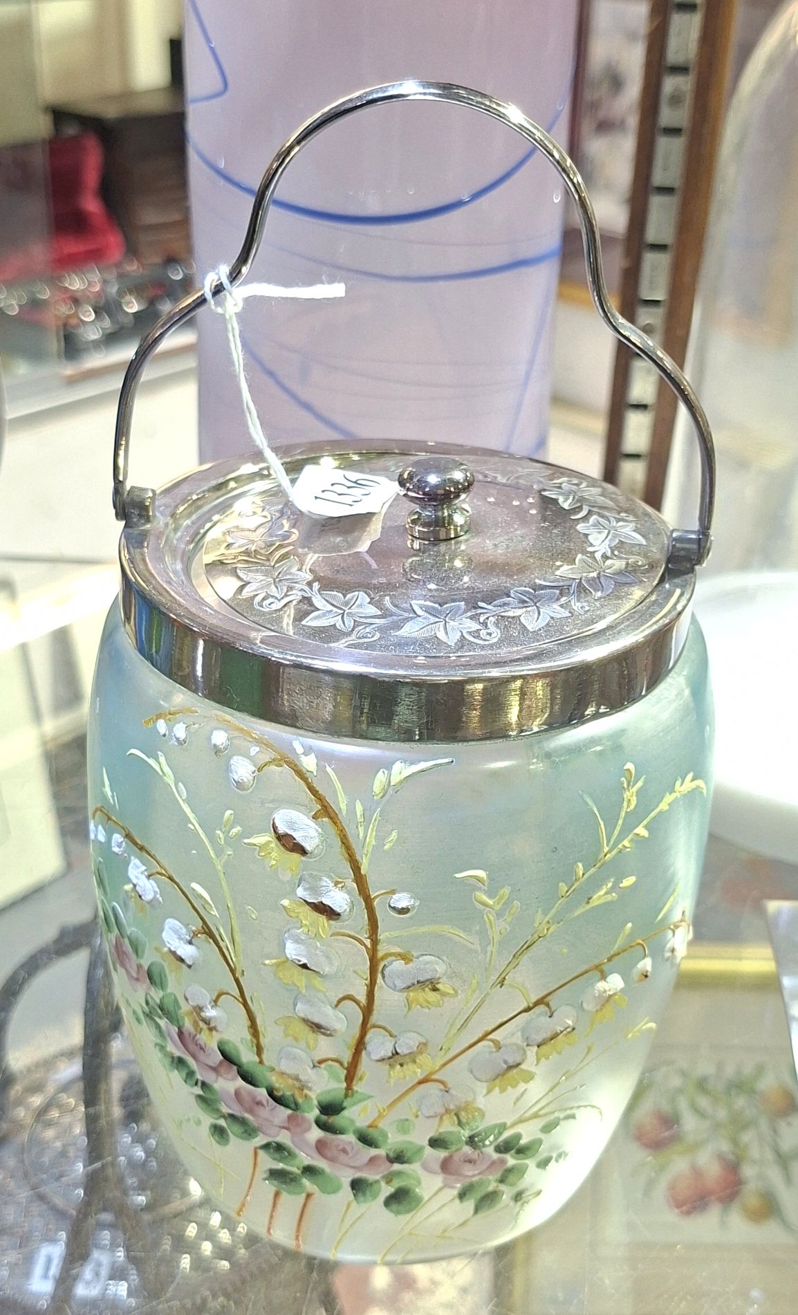 1336 · EDWARDIAN BISCUIT BARREL