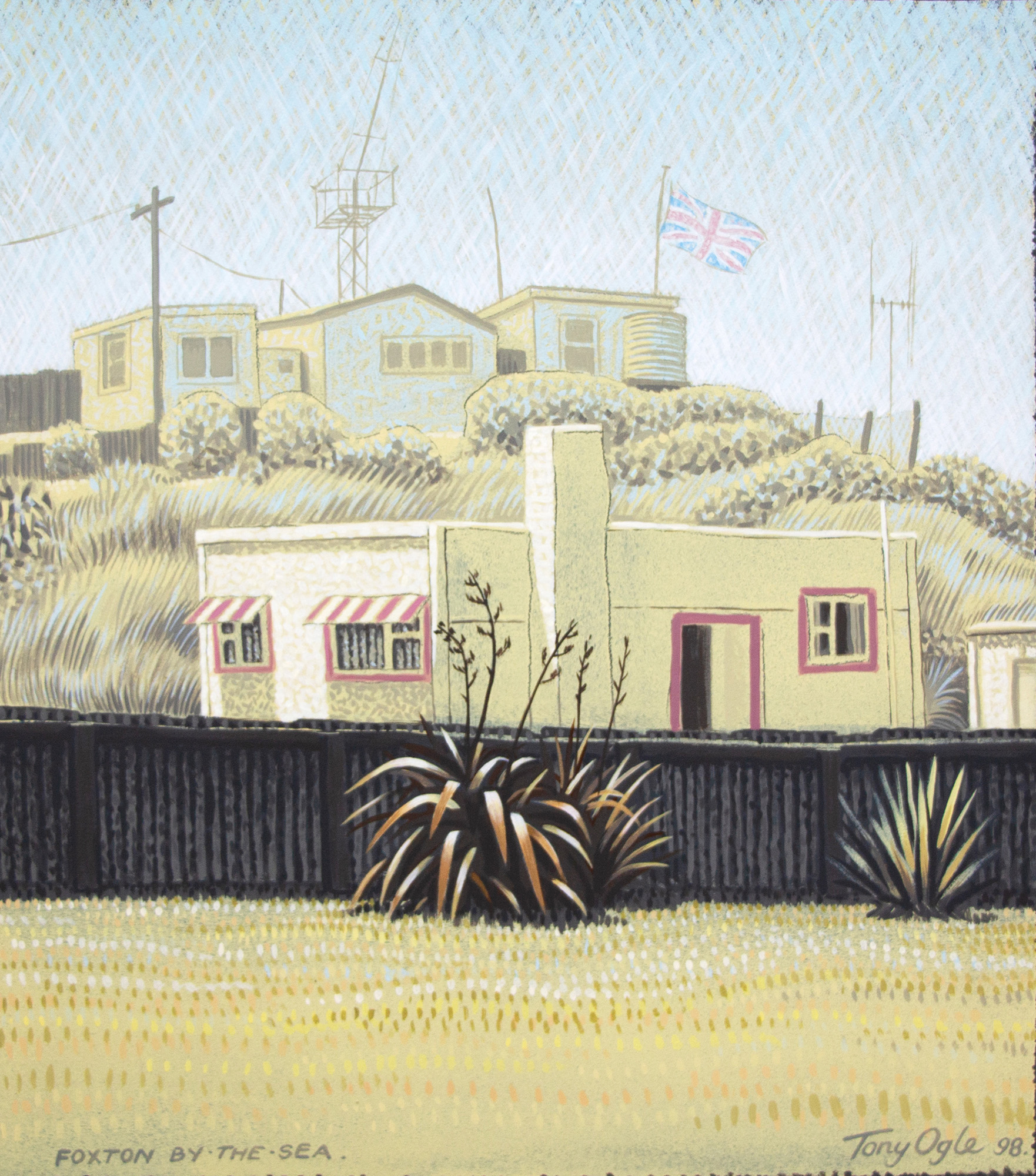 Tony Ogle 'Foxton By The Sea' — sold at auction in New Zealand for $950
