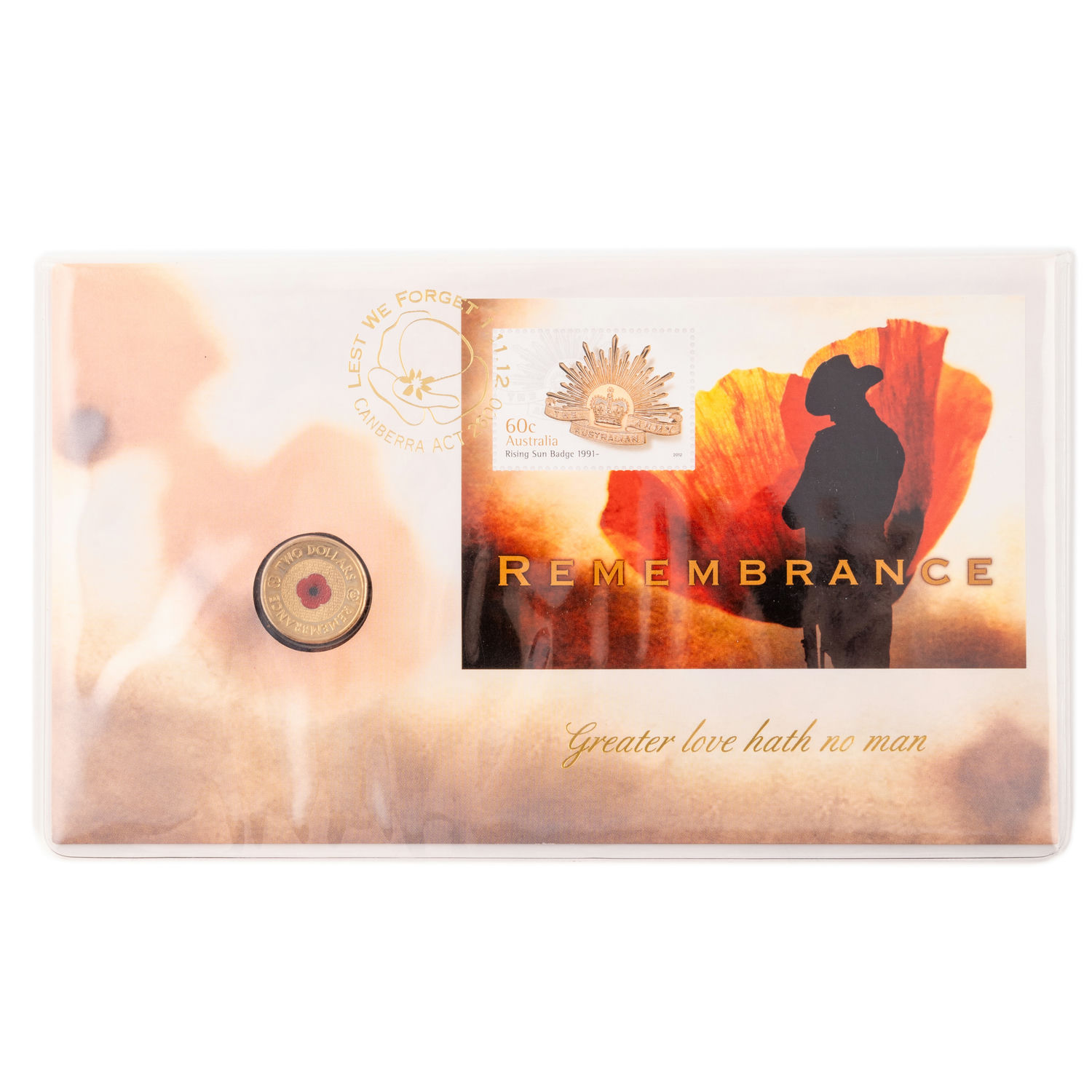 Elizabeth II, Remembrance Red Poppy, Two Dollars, 2012, UNC