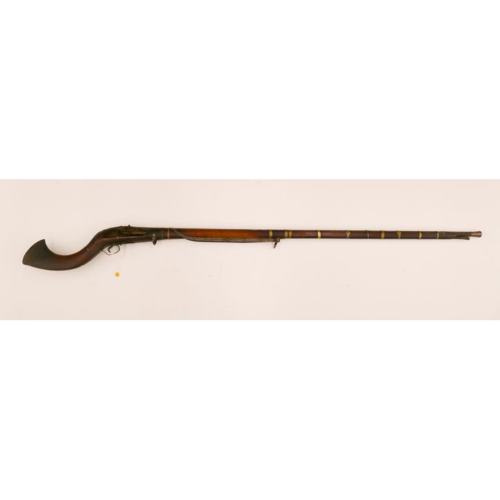 Antique Indo-Persian Jezil Flintlock Rifle- AS IS- 70''