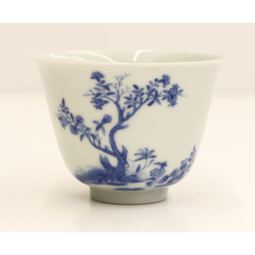 Fine Chinese Blue & White Porcelain Tea Cup