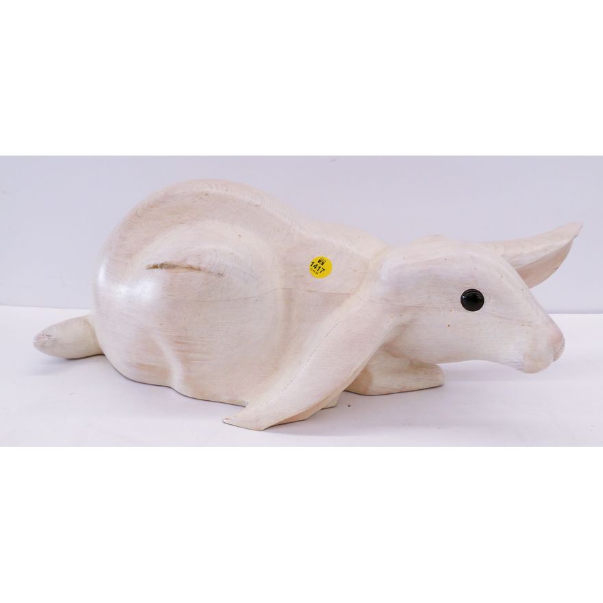 Bob Hayden Wood Rabbit Figure- 19''
