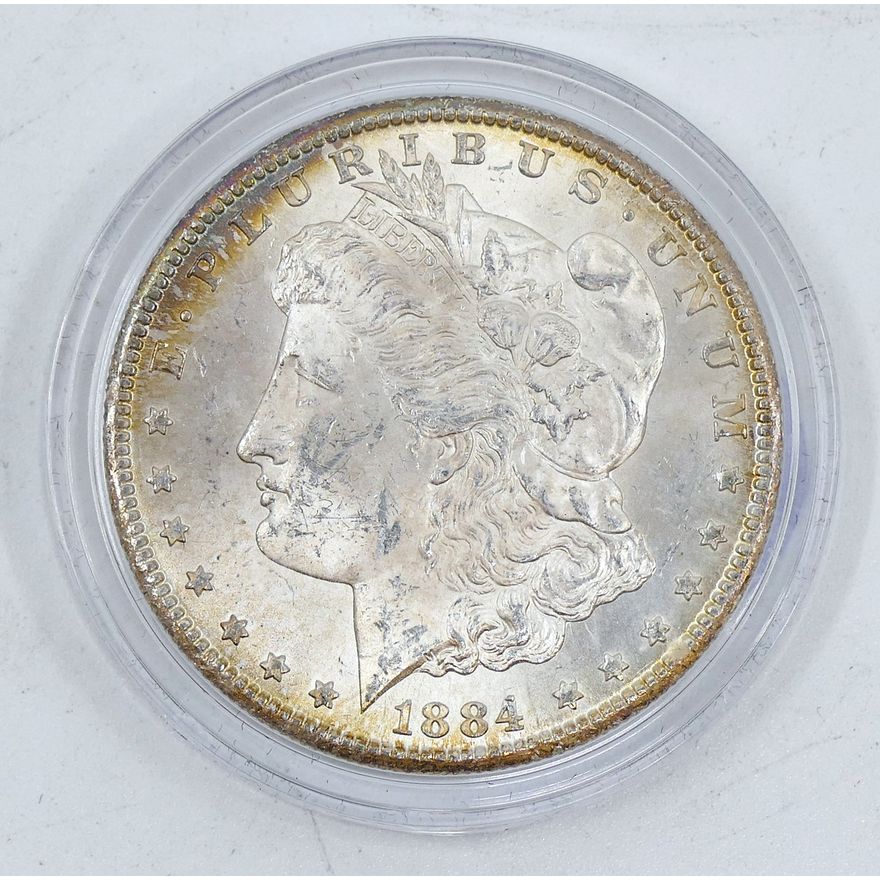 US 1884-CC Carson City Morgan Silver Dollar BU in Case