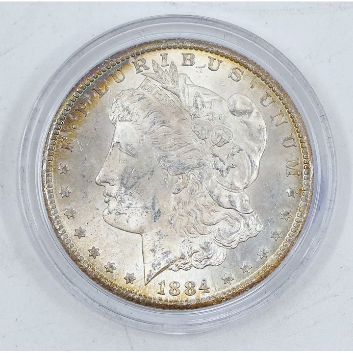 US 1884-CC Carson City Morgan Silver Dollar BU in Case