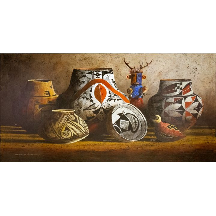 Michael C. McCullough (1951- ), Untitled (Native American Artifacts)