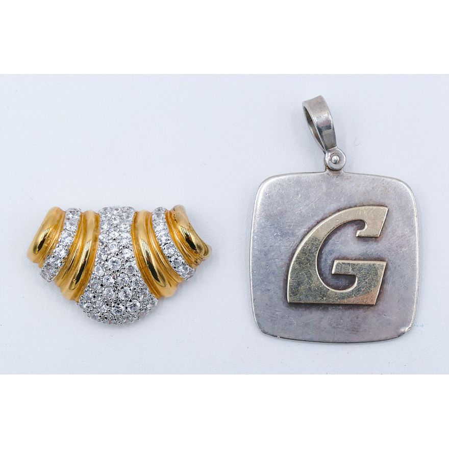 Box Sterling & 14k Pendant etc.
