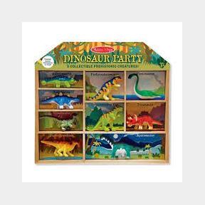 Melissa Doug Dinosaur Party Play Set (PLASTIC )--50597/827 B2 (S2)