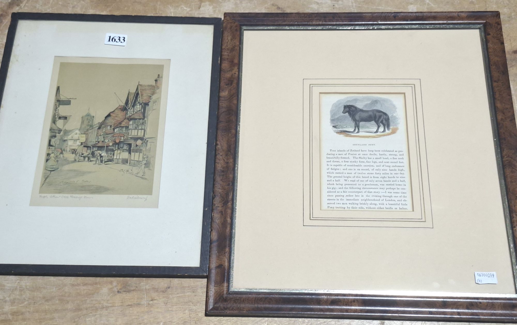 TWO OLD WORLD ARTWORKS