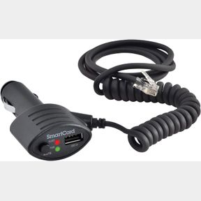 ESCORT COBRA OFFICIAL SMARTCORD USB HALF STRAIGHT HALF COILED CORD WITH USB CHARGING PORT WORKS WITH ALL CURRENT GENERATION ESCO