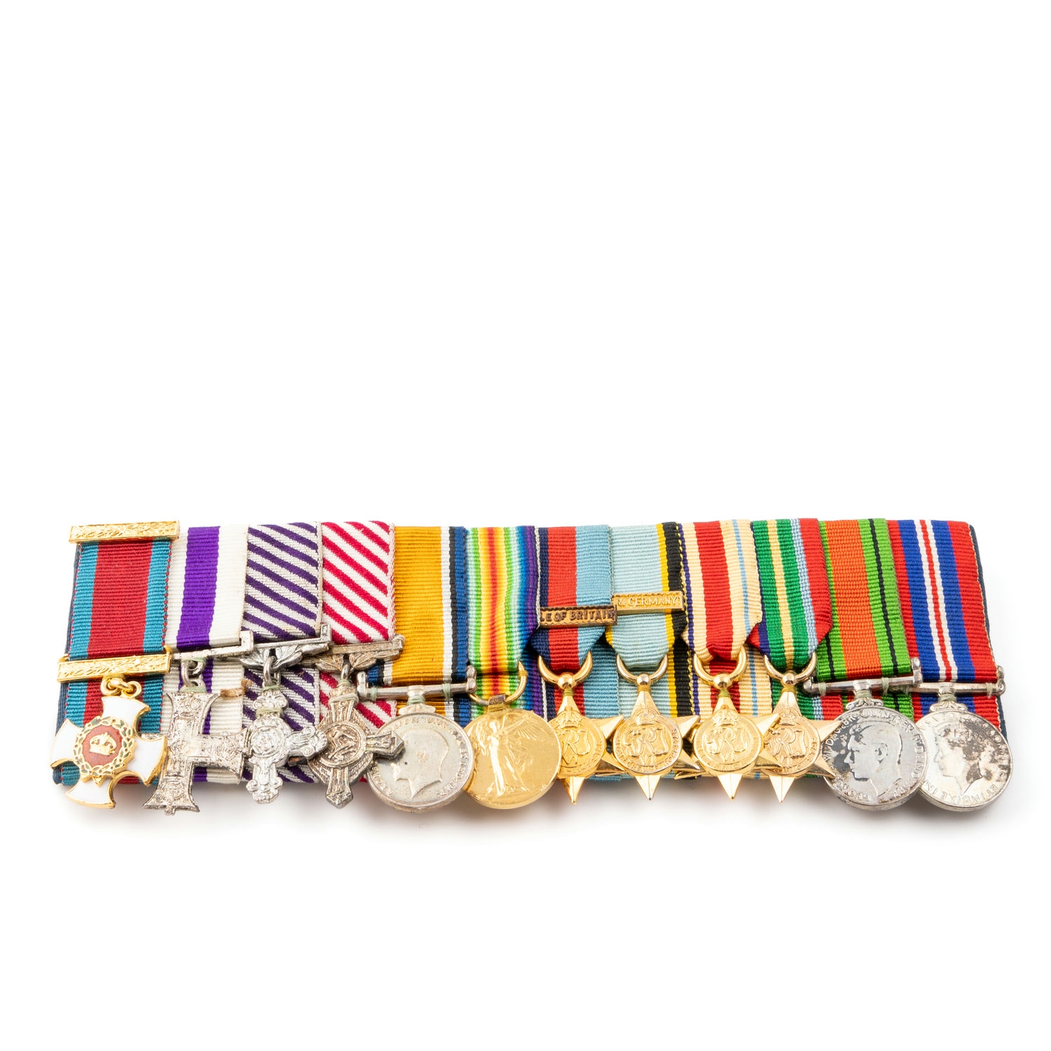 Miniature Medal Set, WWI-WWII, gEF