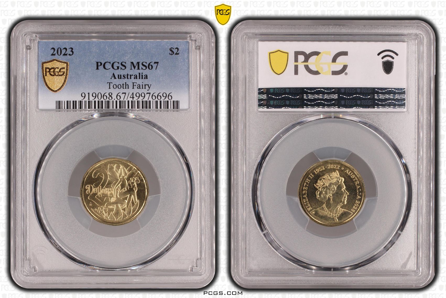 Tooth Fairy , Two Dollar, 2023, PCGS MS67