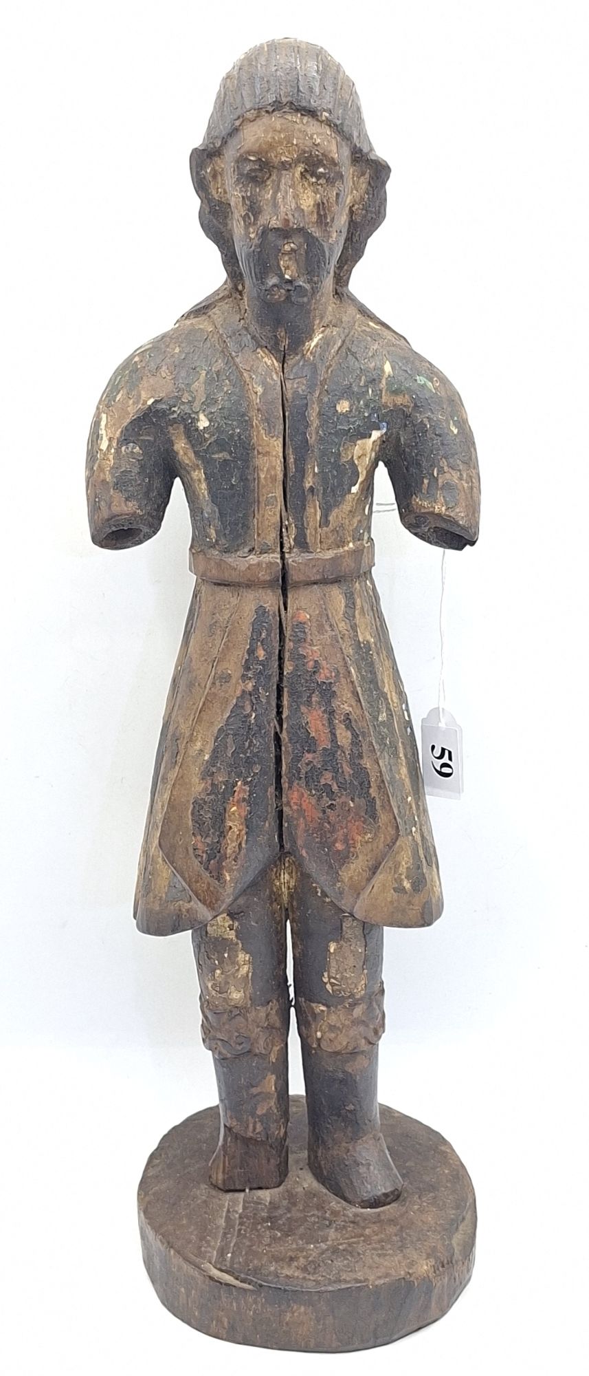 C18th Wooden Carved Jesus Statue