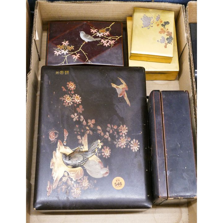 Box Japanese Lacquered Boxes