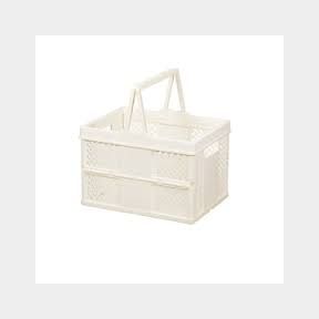 Portable Shopping Picnic Basket -White- 51743/371 A7
