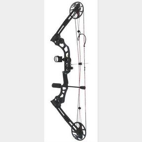COMPLETE PROFESSIONAL COMPOUND BOW SET FOR HUNTING WITH CARRY BAG & QUIVER 20 CARBON ARROW + 6 HUNTING ARROW HEADS - 51230/11550