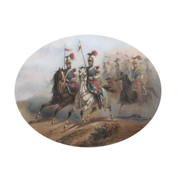 Alphonse Antoine Aillaud | Oddziały polskie w armii Napoleona III, 1858 r.