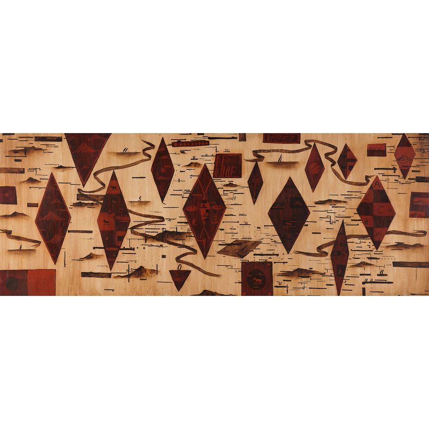 Shane Cotton 'Dog, Ball, Diamond'