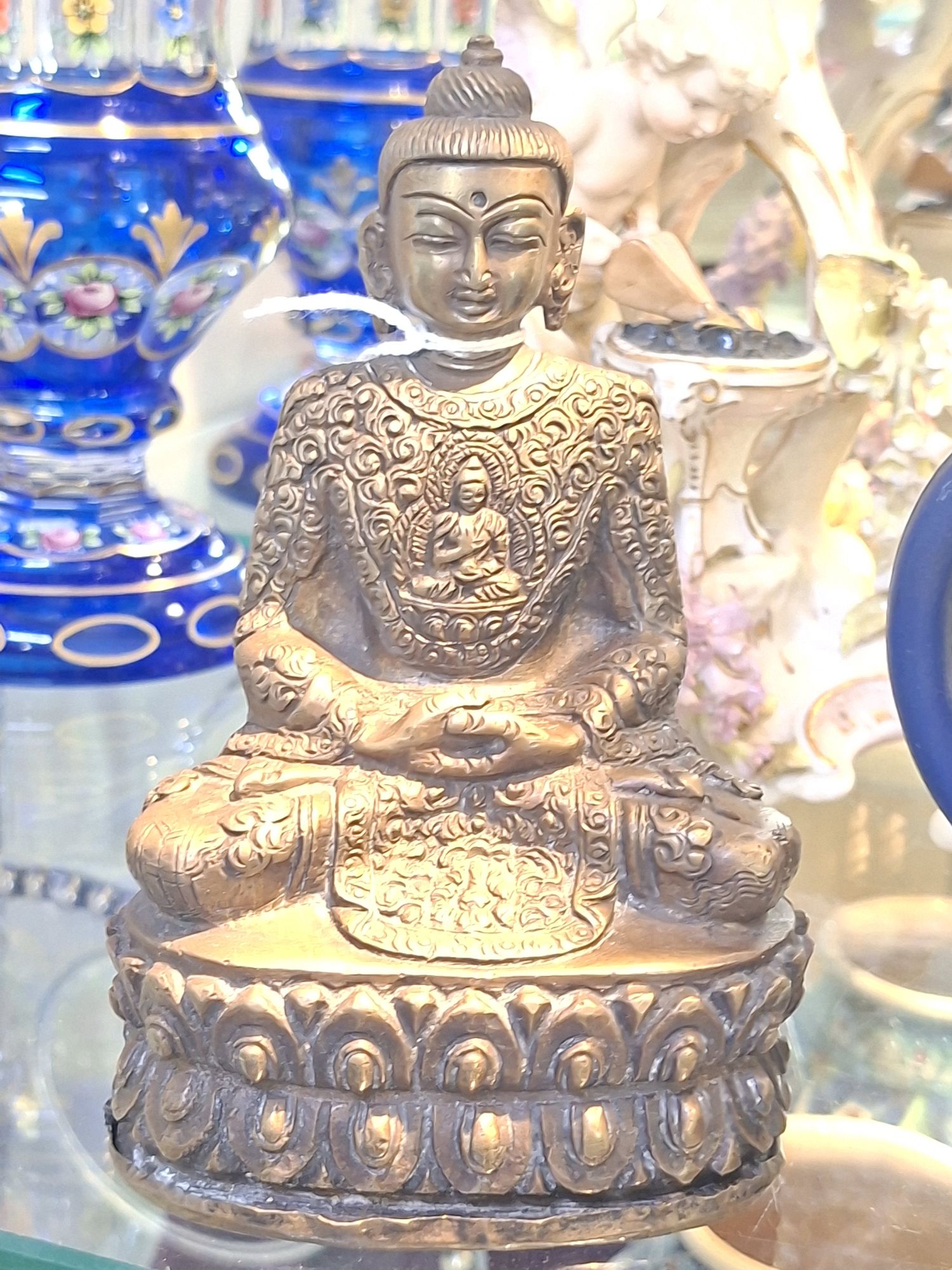 Cast Bronze Buddha Figurine