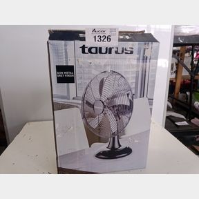 TAURUS FAN DESKTOP STAINLESS STEEL 30CM 35W ''VENTILADOR DE ESCRITORIO''