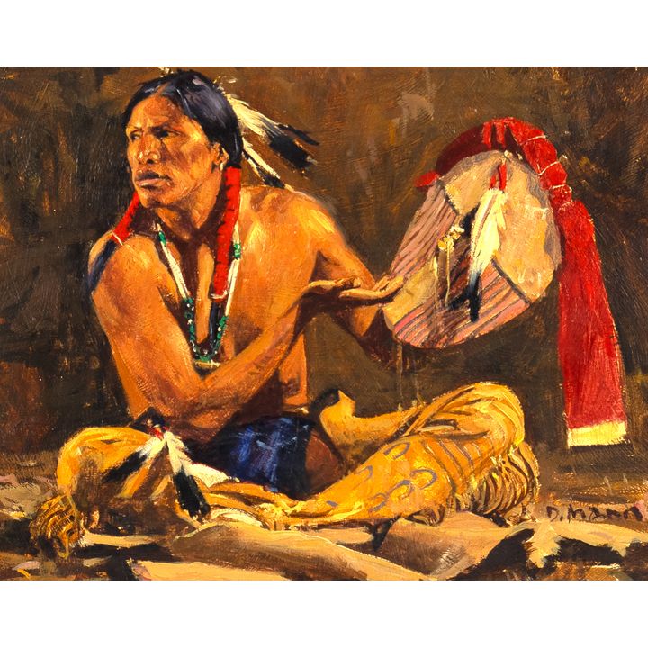 David Mann (1948- ), Presenting the Shield