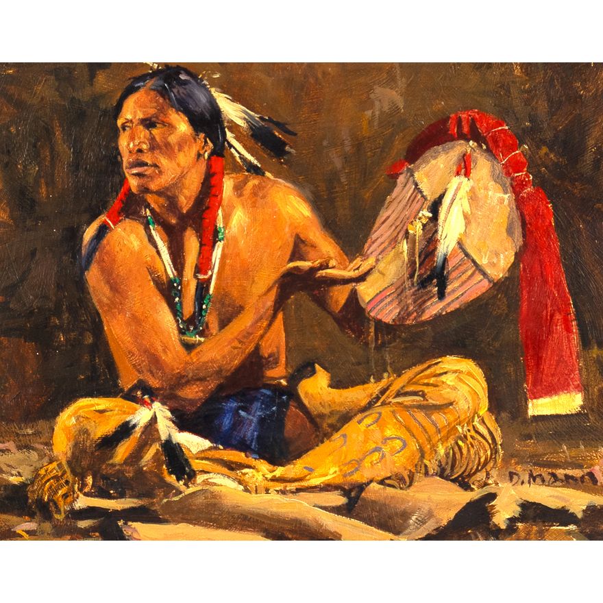David Mann (1948- ), Presenting the Shield