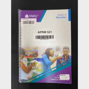 51685/3367-NWU AADS511 Reader 2021 - | PK B2 (S3)