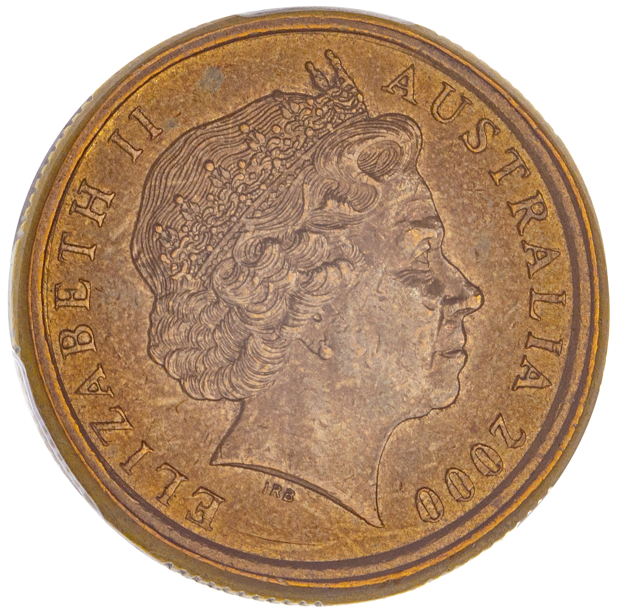 Elizabeth II, One Dollar, 2000, AU 58
