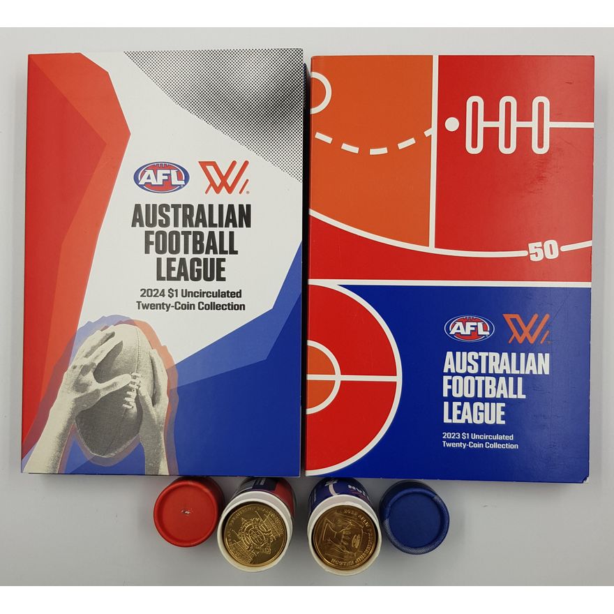 AFL Unc. Coin Collections (x2)